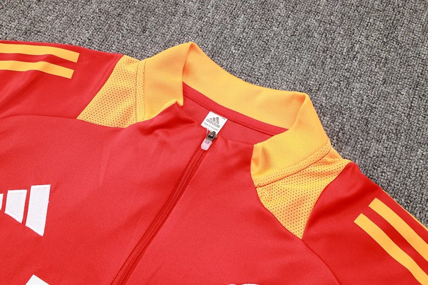 Bayern München Half-Pull Trainingspak 'Rood' - KINDEREN