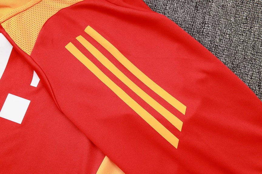 Bayern München Half-Pull Trainingspak 'Rood' - KINDEREN