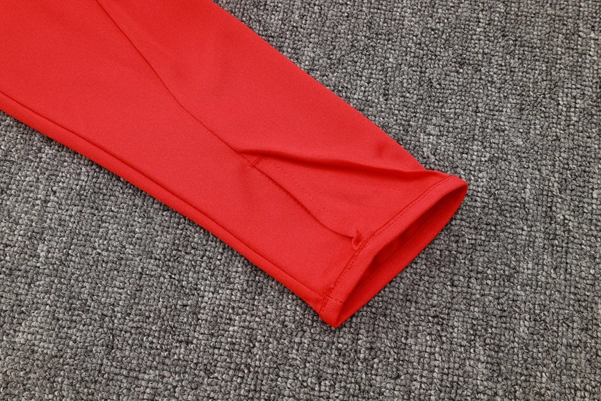 Bayern München Half-Pull Trainingspak 'Rood' - KINDEREN