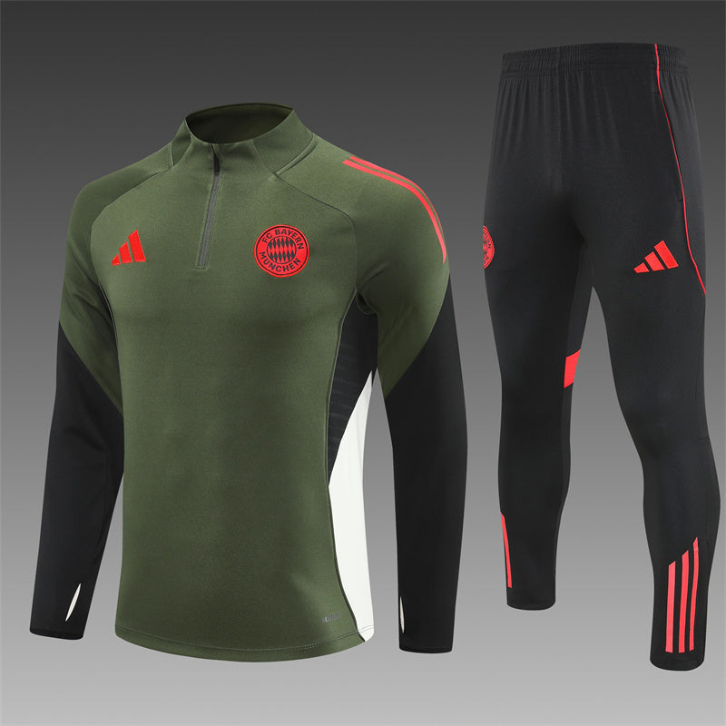 Bayern Munchen Half-Pull Trainingspak 'Groen' 25/26 - VOLWASSENEN