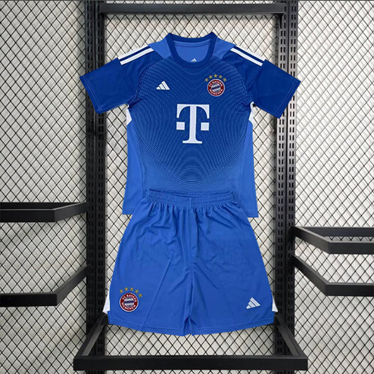 Bayern München Keeper Voetbalkit 25/26 'Blauw' - KINDEREN