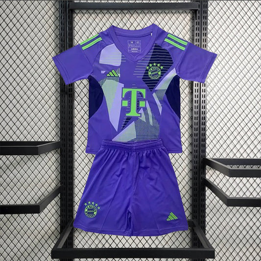 Bayern München Keeper Voetbalkit 24/25 'Paars' - KINDEREN