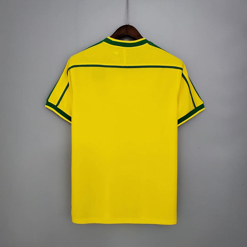 Brazilie Retro 'Thuis' Voetbalshirt 1998 - VOLWASSENEN