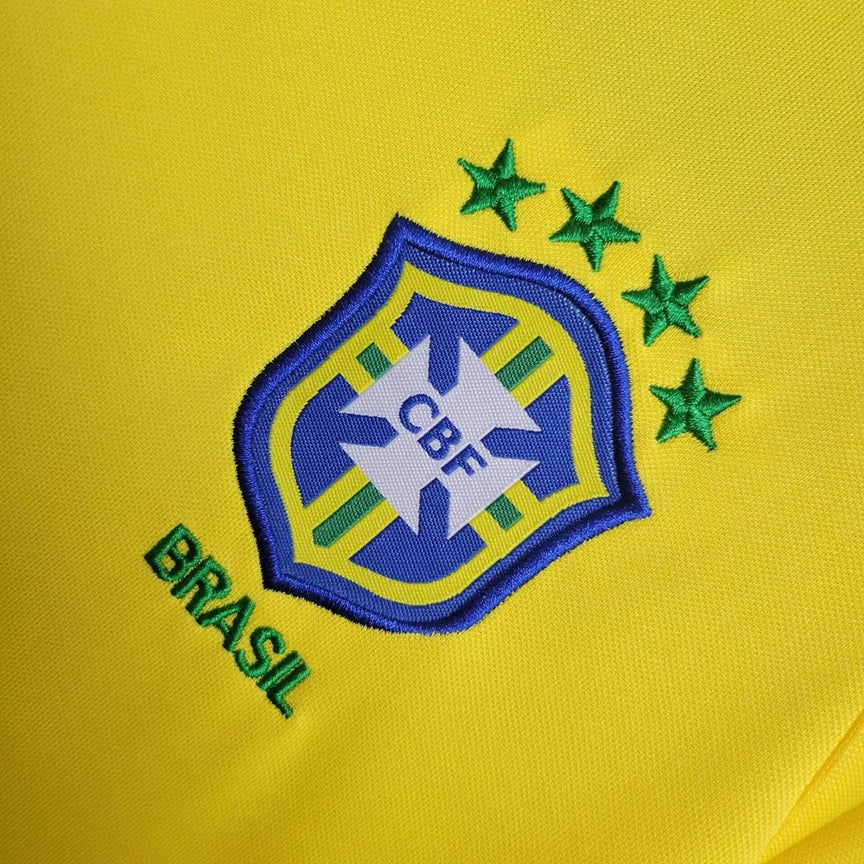 Brazilie Retro 'Thuis' Voetbalkit 1998 - KINDEREN