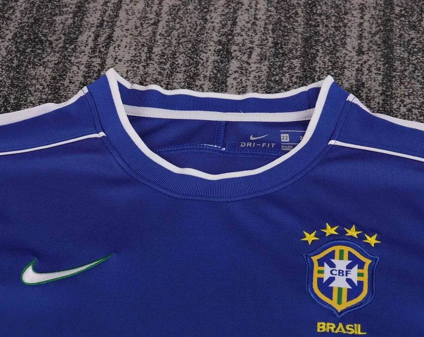 Brazilie Retro 'Uit' Voetbalkit 1998 - KINDEREN