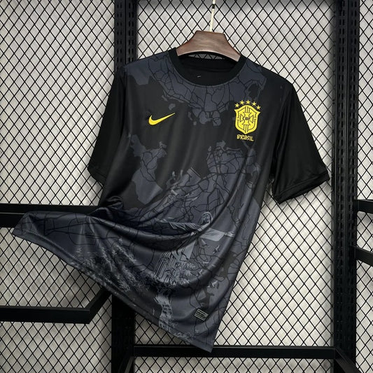 Brazilie Special Edition Voetbalshirt 'Zwart' 2025 - VOLWASSENEN
