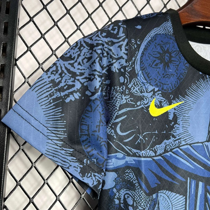 Brazilie Special Edition Voetbalkit 'Blauw' 2025 - KINDEREN