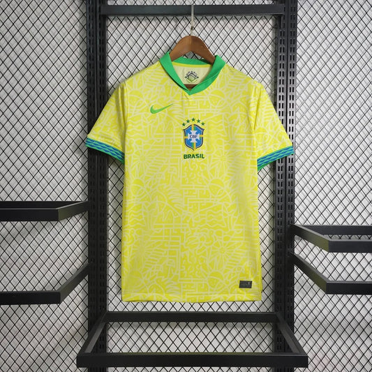 Brazilie 'Thuis' Voetbalshirt 2024 - VOLWASSENEN