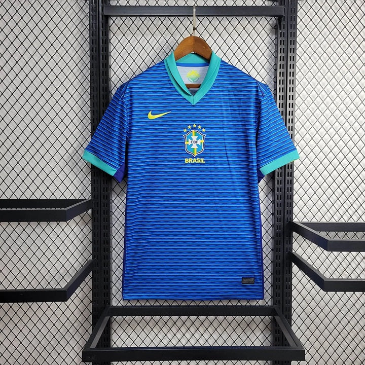 Brazilie 'Uit' Voetbalshirt 2024 - VOLWASSENEN