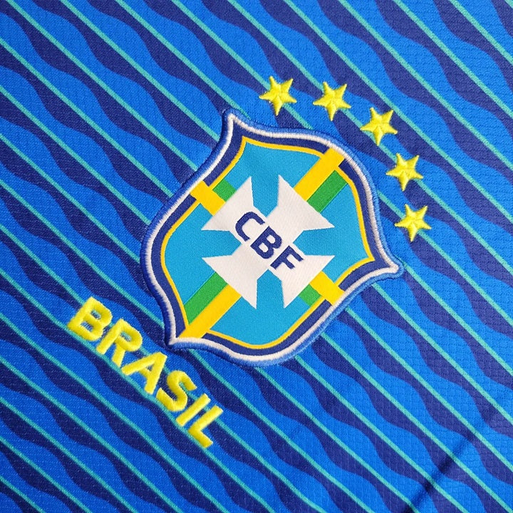 Brazilie 'Uit' Voetbalshirt 2024 - VOLWASSENEN