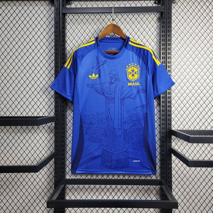 Brazilie Special Edition Voetbalshirt 'Blauw' 2025 - VOLWASSENEN