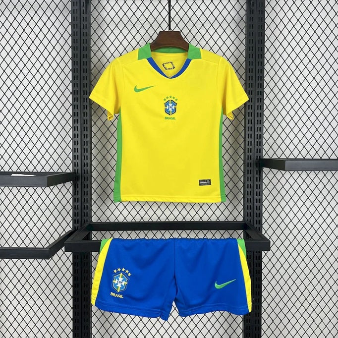 Brazilie 'Thuis' Voetbalkit 2025 - KINDEREN