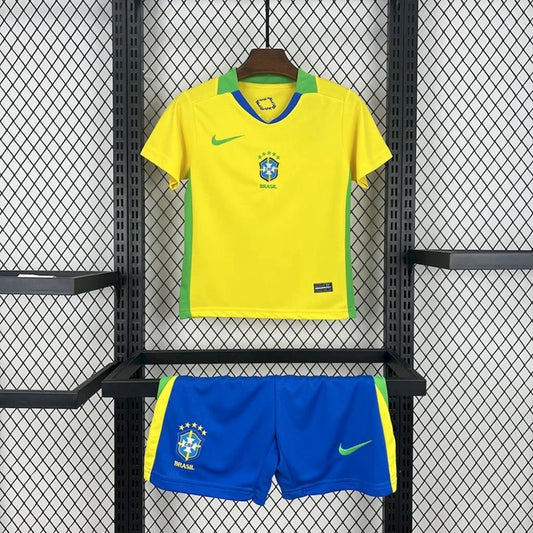 Brazilie 'Thuis' Voetbalkit 2025 - KINDEREN