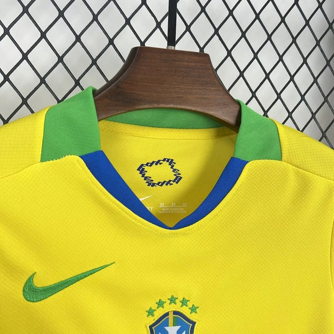 Brazilie 'Thuis' Voetbalkit 2025 - KINDEREN