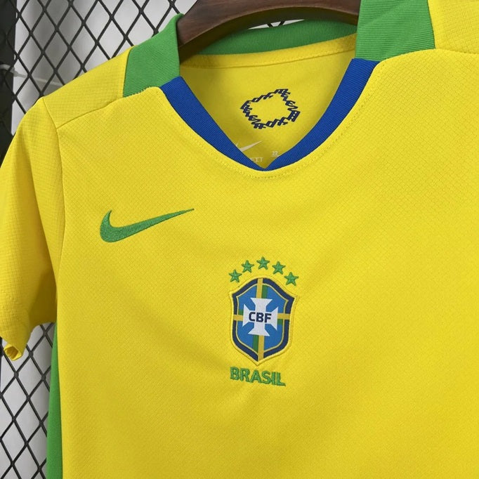 Brazilie 'Thuis' Voetbalkit 2025 - KINDEREN