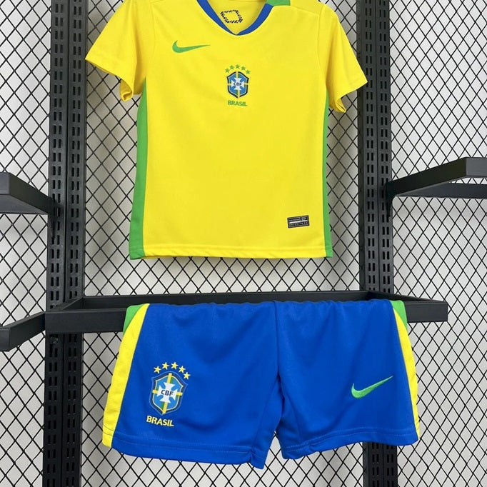 Brazilie 'Thuis' Voetbalkit 2025 - KINDEREN