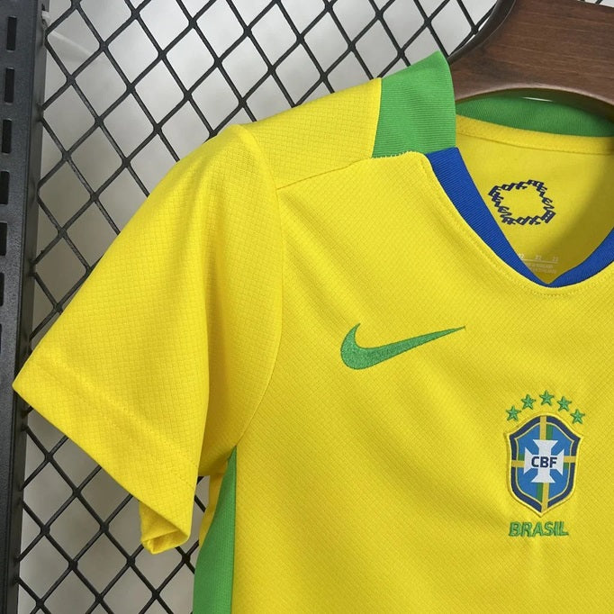 Brazilie 'Thuis' Voetbalkit 2025 - KINDEREN