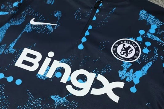 Chelsea Half-Pull Trainingspak 'Koningsblauw' - VOLWASSENEN
