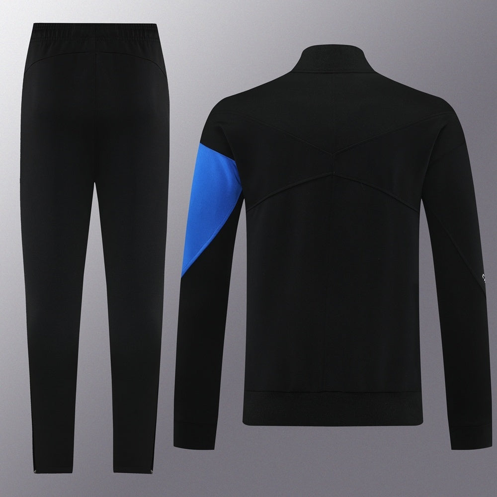 Chelsea Full-zip Trainingspak 'Zwart-Blauw' 25/26 - VOLWASSENEN