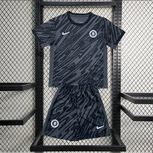 Chelsea Keeper Voetbalkit 'Zwart' 24/25 - KINDEREN