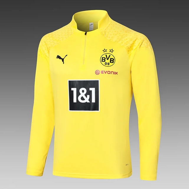 Dortmund Half-Pull Trainingspak 'Geel' - VOLWASSENEN