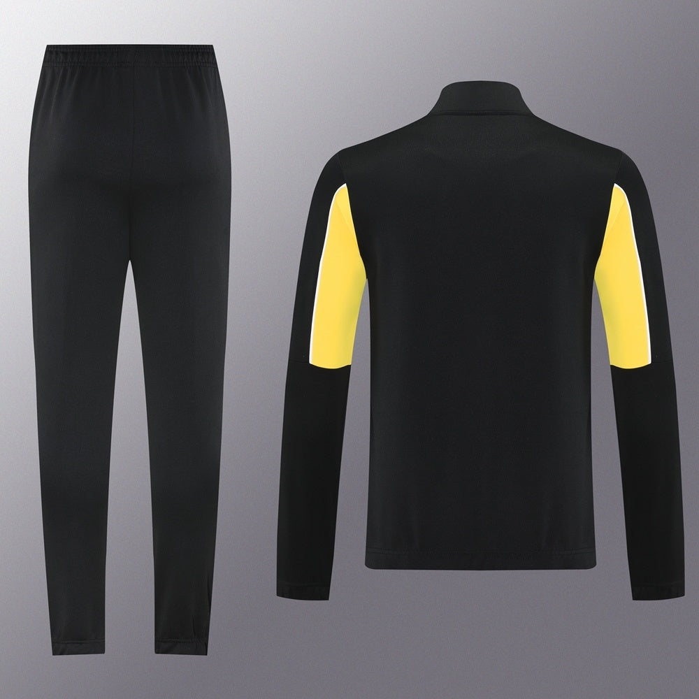 Dortmund Full-zip Trainingspak 'Zwart-Geel' 25/26 - VOLWASSENEN