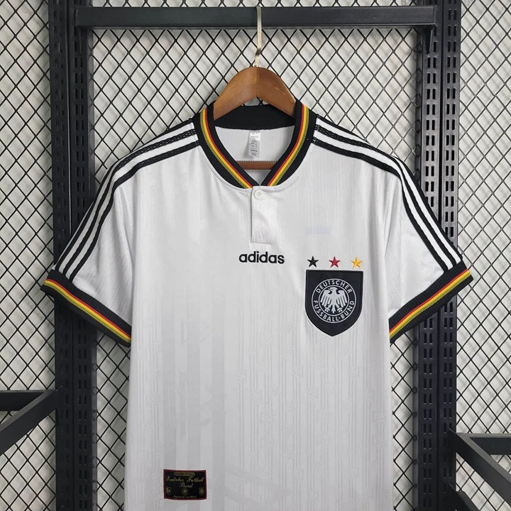 Duitsland Retro 'Thuis' Voetbalshirt 1996 - VOLWASSENEN