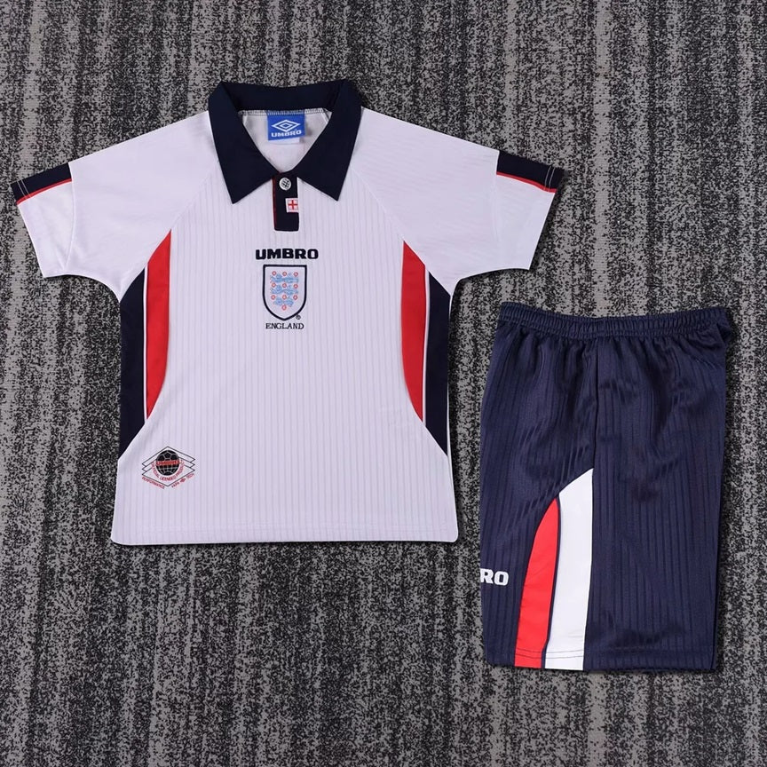 Engeland Retro 'Thuis' Voetbalkit 1998 - KINDEREN