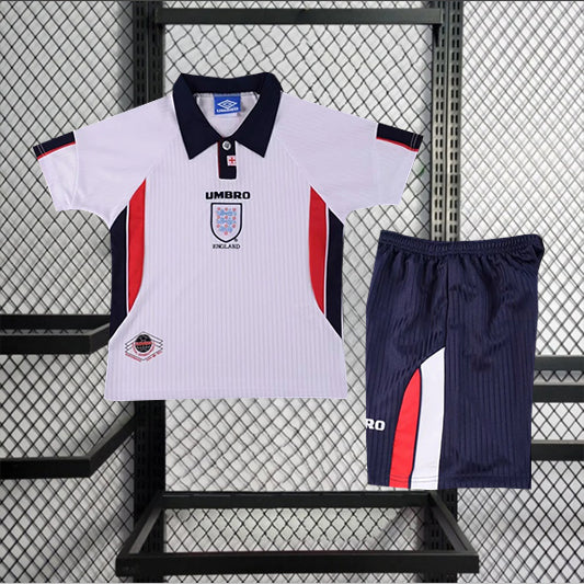 Engeland Retro 'Thuis' Voetbalkit 1998 - KINDEREN