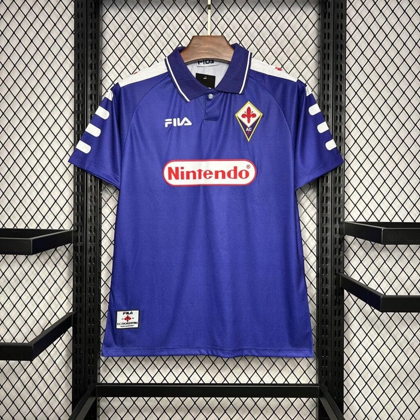 Fiorentina Retro 'Thuis' Voetbalshirt 98/99 - VOLWASSENEN