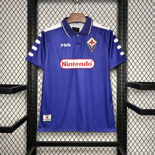 Fiorentina Retro 'Thuis' Voetbalshirt 98/99 - VOLWASSENEN