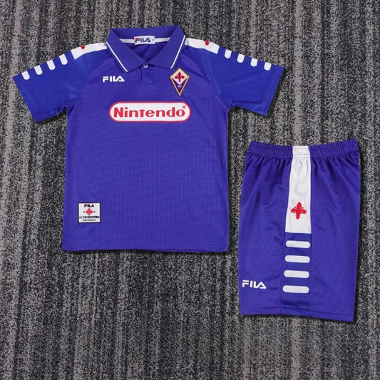 Fiorentina Retro 'Thuis' Voetbalkit 98/99 - KINDEREN