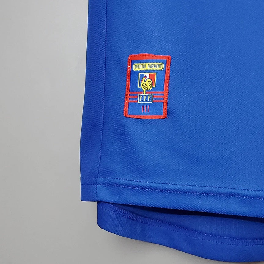 Frankrijk Retro 'Thuis' Voetbalshirt 1998 - VOLWASSENEN