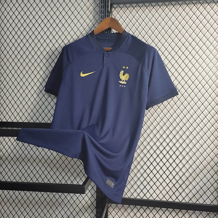 Frankrijk 'Thuis' Voetbalshirt 2022 - VOLWASSENEN