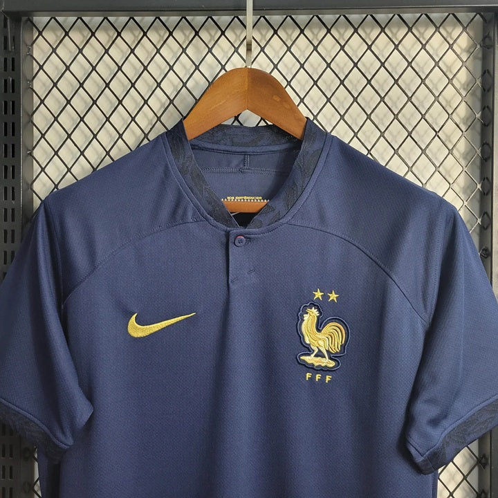 Frankrijk 'Thuis' Voetbalshirt 2022 - VOLWASSENEN