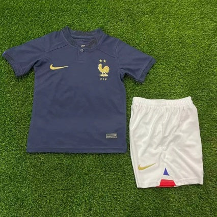 Frankrijk 'Thuis' Voetbalkit 2022 - KINDEREN