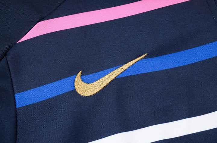 Frankrijk Half-Pull Trainingspak 'Blauw' - KINDEREN