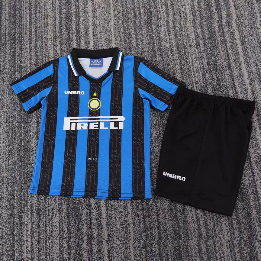 Inter Milan Retro 'Thuis' Voetbalkit 97/98 - KINDEREN