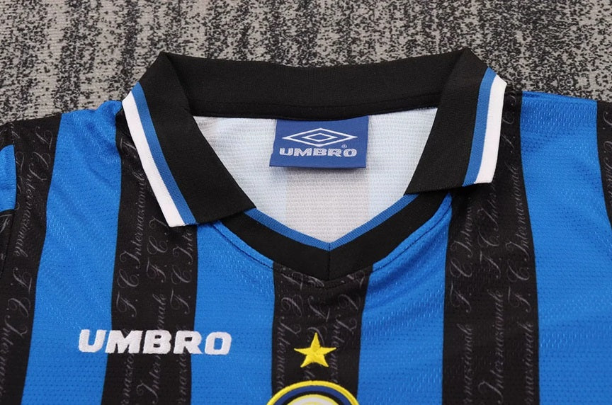 Inter Milan Retro 'Thuis' Voetbalkit 97/98 - KINDEREN