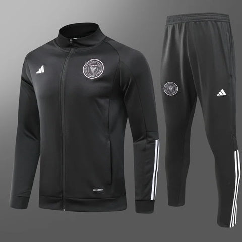 Inter Miami Zipped Trainingspak 'Zwart' - VOLWASSENEN