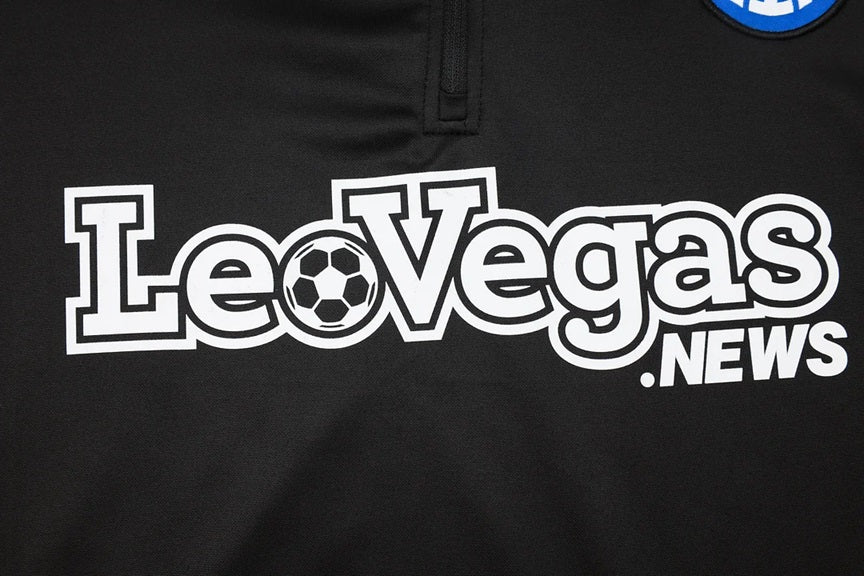 Inter Milan Half-Pull Trainingspak 'Zwart' - VOLWASSENEN