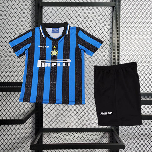 Inter Milan Retro 'Thuis' Voetbalkit 97/98 - KINDEREN