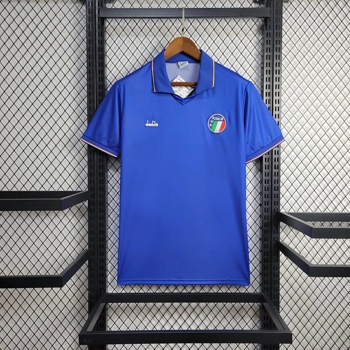 Italie Retro 'Thuis' Voetbalshirt 1990 - VOLWASSENEN
