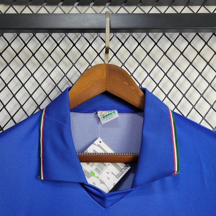 Italie Retro 'Thuis' Voetbalshirt 1990 - VOLWASSENEN