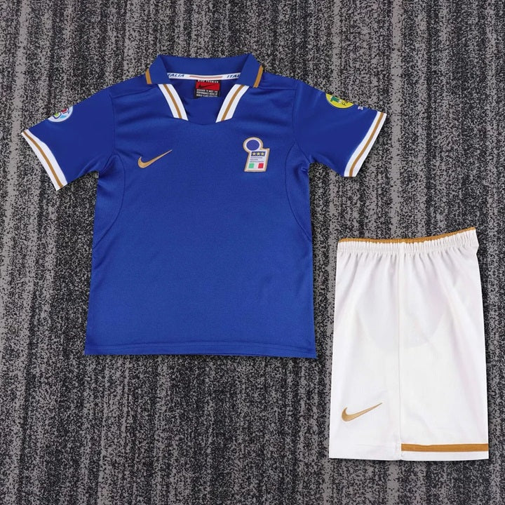 Italie Retro 'Thuis' Voetbalkit 1996 - KINDEREN