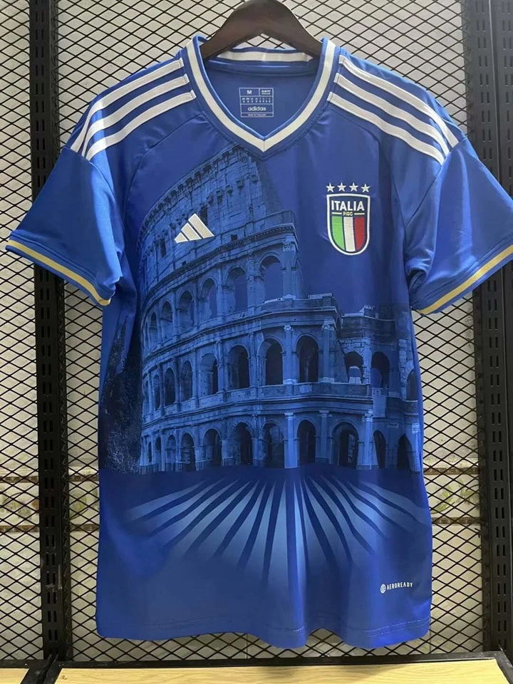 Italie Special Edition Voetbalshirt 'Blauw' 2023 - VOLWASSENEN