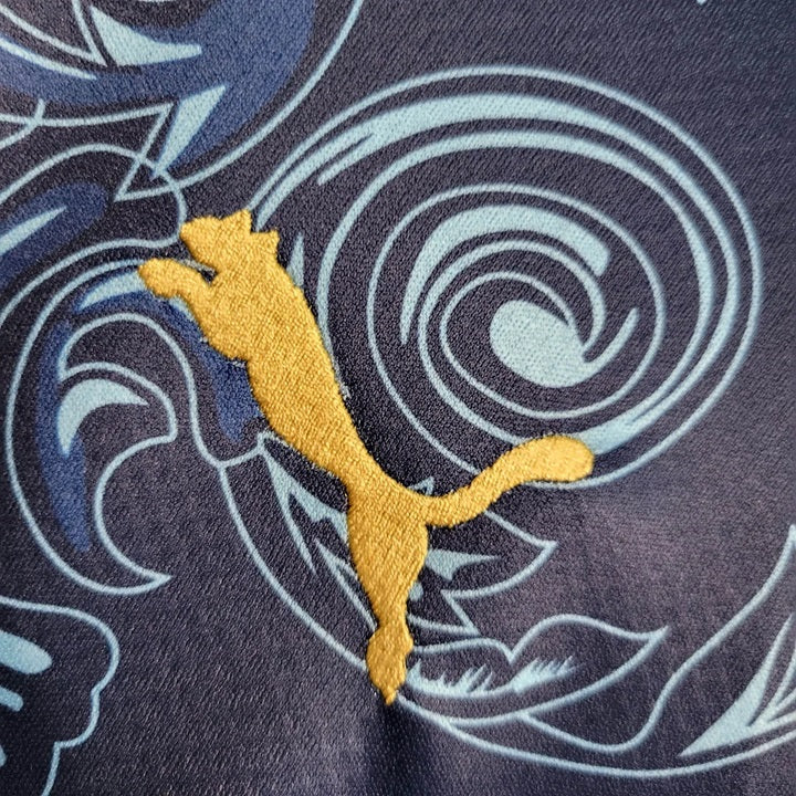 Italie Versace Edition Voetbalshirt 'Blauw' 2025 - VOLWASSENEN