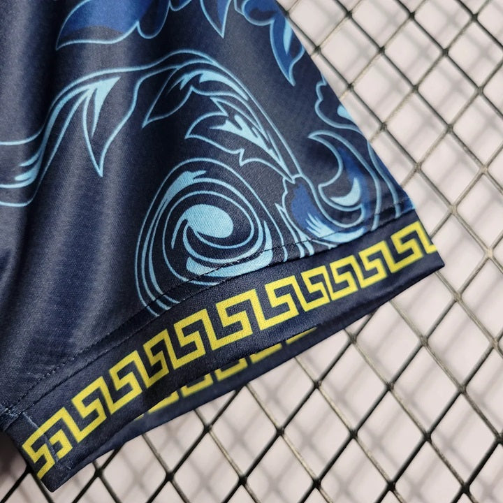 Italie Versace Edition Voetbalshirt 'Blauw' 2025 - VOLWASSENEN