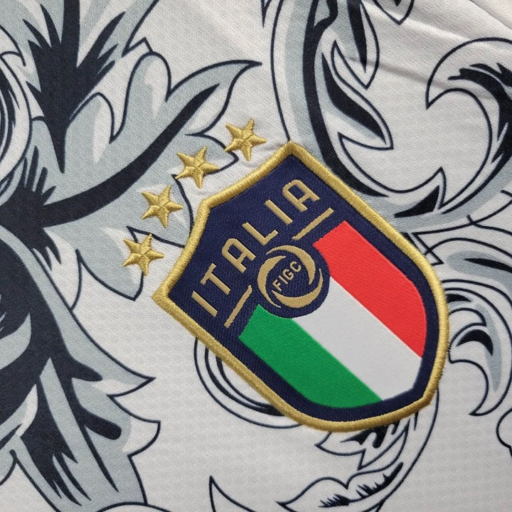 Italie Versace Edition Voetbalshirt 'Wit' 2025 - VOLWASSENEN