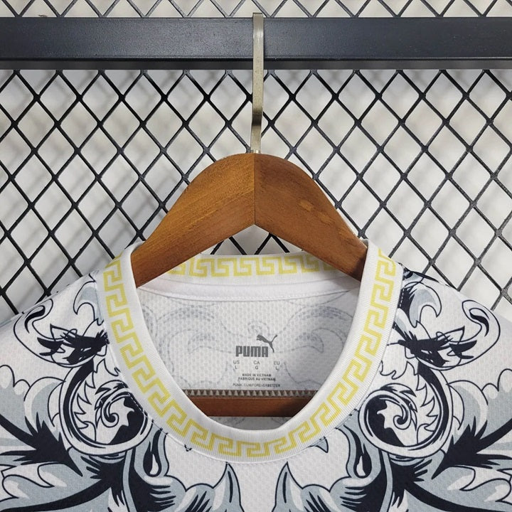 Italie Versace Edition Voetbalshirt 'Wit' 2025 - VOLWASSENEN